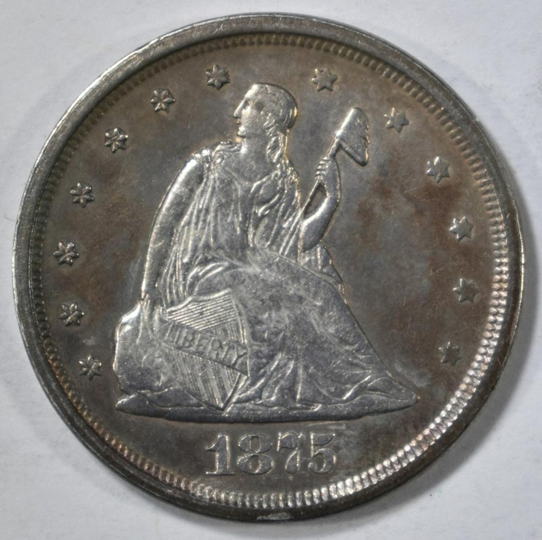 1875-S 20-CENT PIECE  CH ORIG UNC (1 of 2)