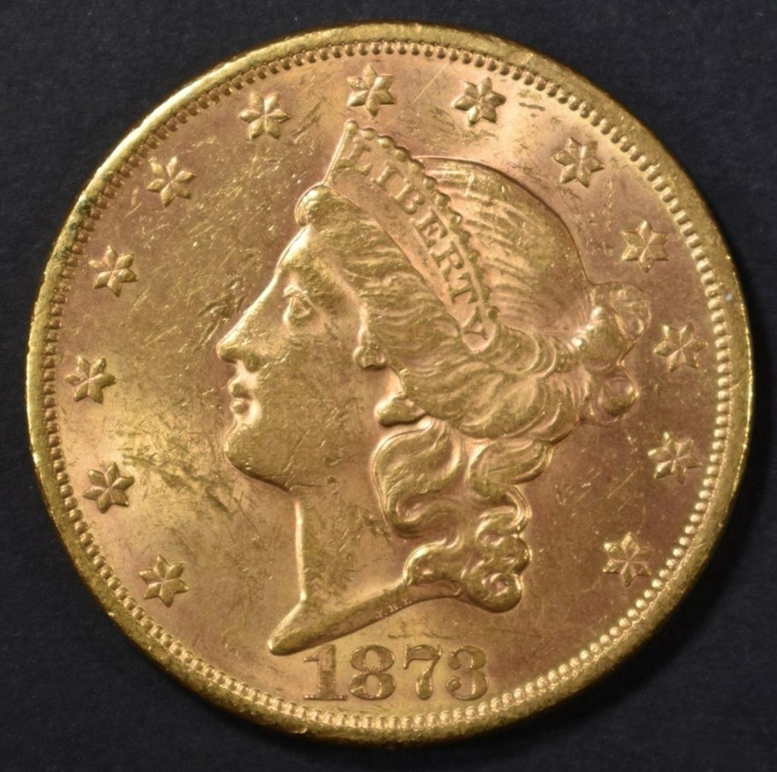 1873 $20 GOLD LIBERTY  CH BU  CLOSED 3 (1 of 2)