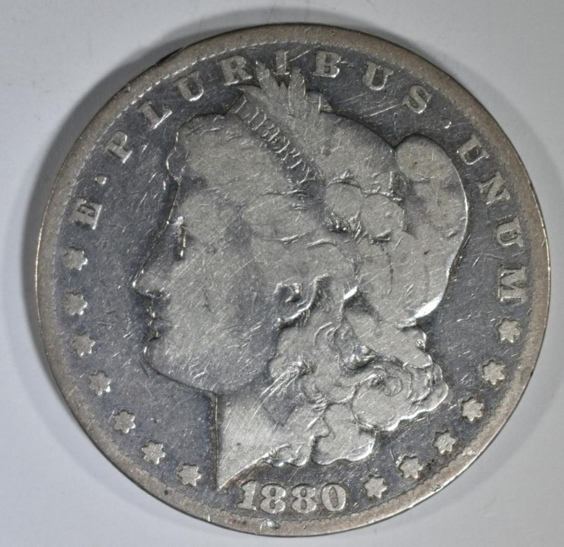 1880-CC MORGAN DOLLAR VG SCRATCHES REV. (1 of 2)