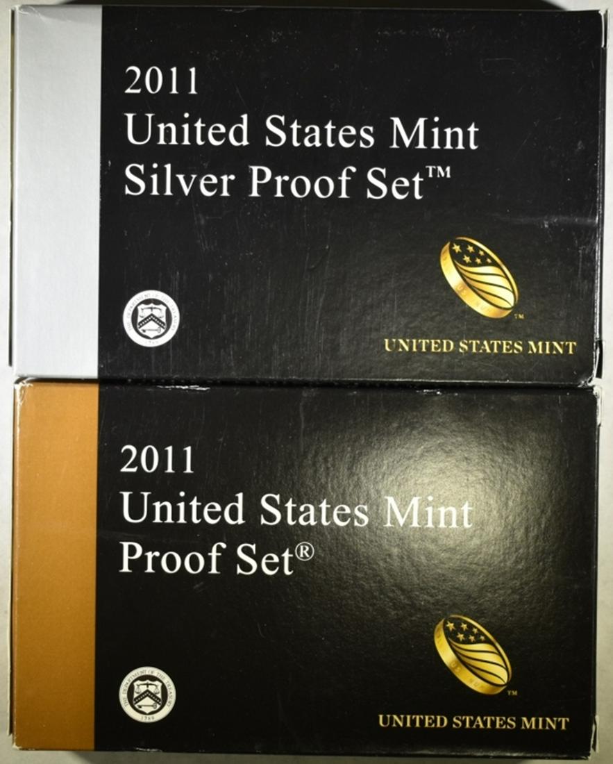 2011 U.S. CLAD & SILVER PROOF SETS ORIG PACKAGING (1 of 3)