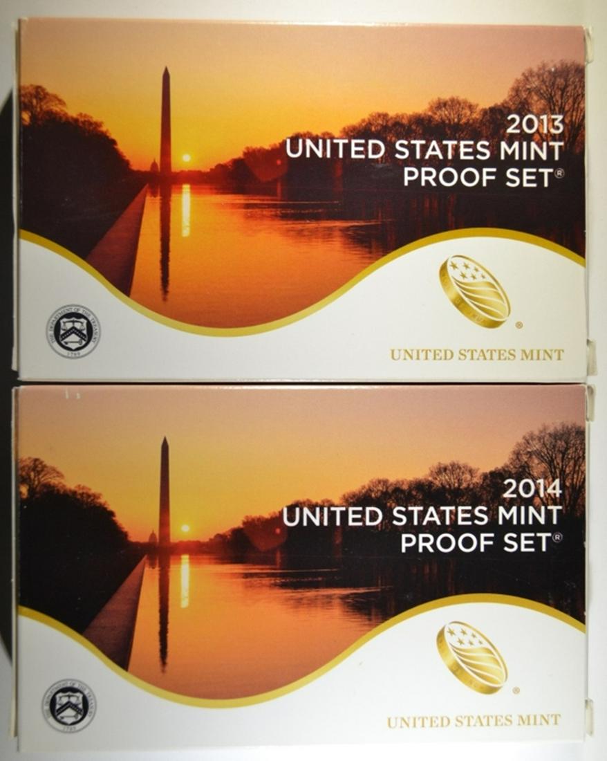 2013 & 2014 U.S. CLAD PROOF SETS (1 of 7)