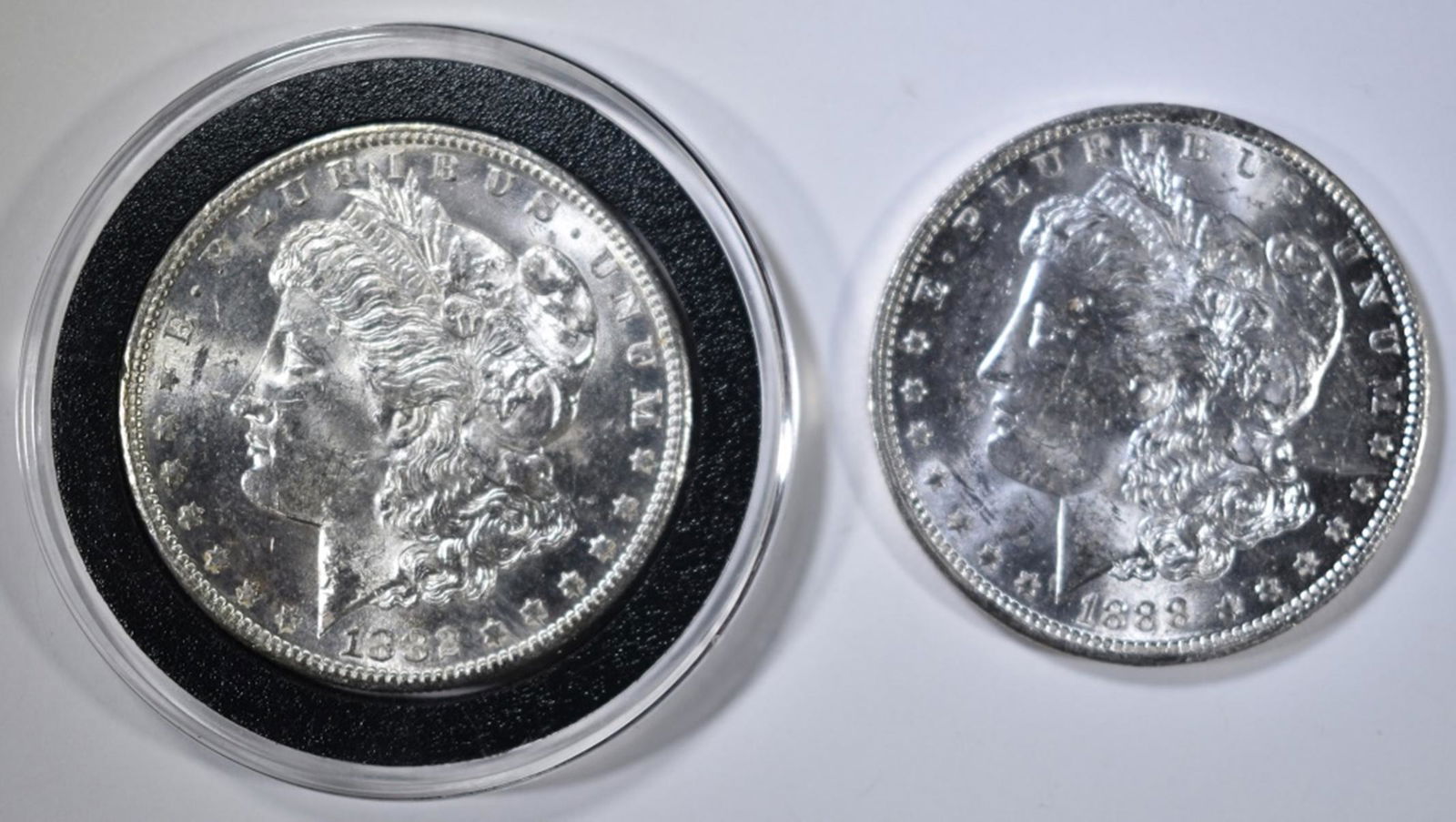 1882-S & 88-O CH BU MORGAN DOLLARS (1 of 2)