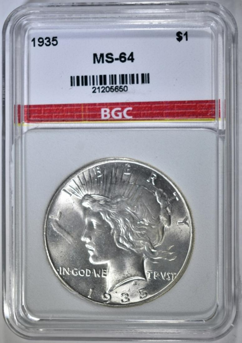 1935 PEACE DOLLAR BGC CH/GEM BU (1 of 4)