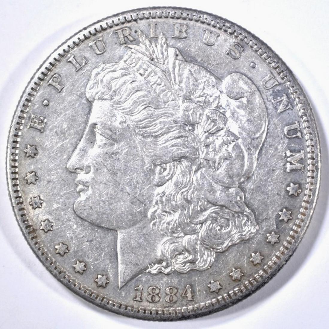 1884-S MORGAN DOLLAR CH AU (1 of 2)