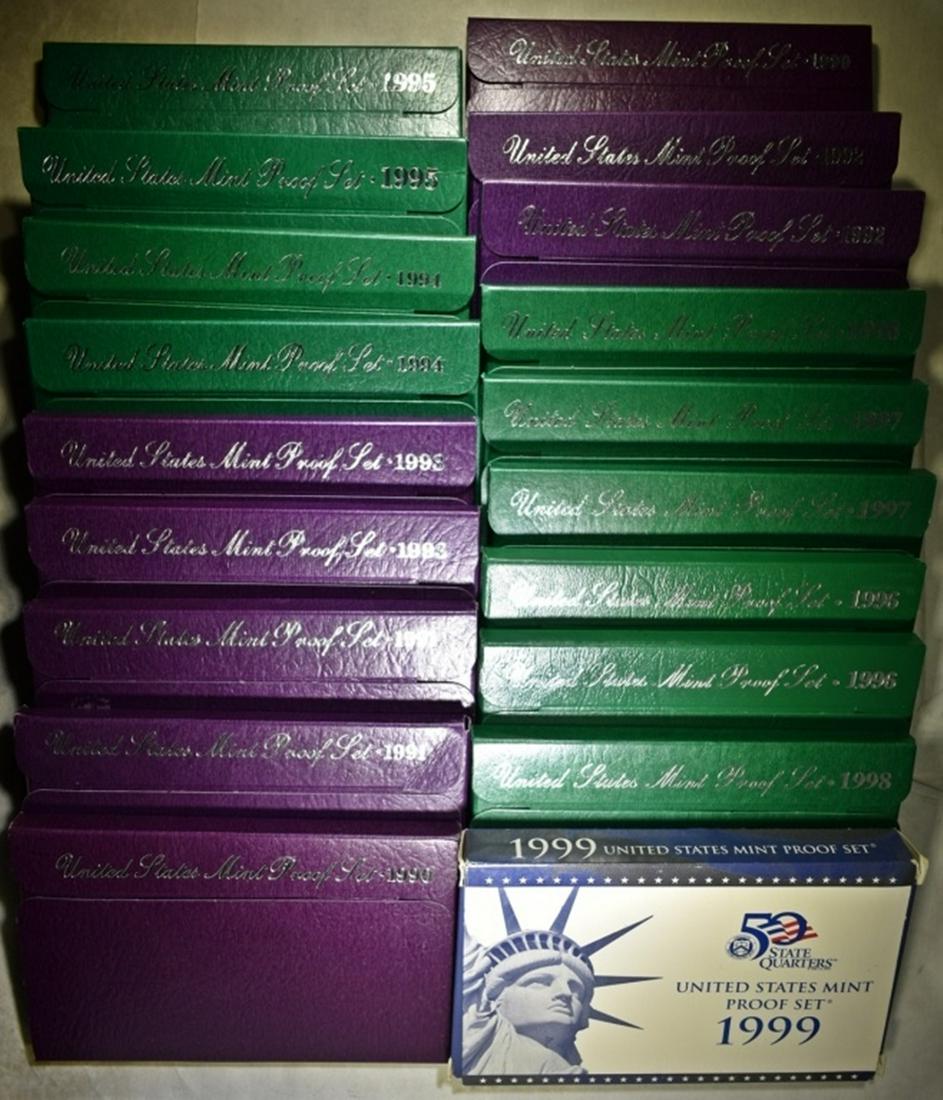 U.S. PROOF SETS FROM THE 1990'S (1 of 7)