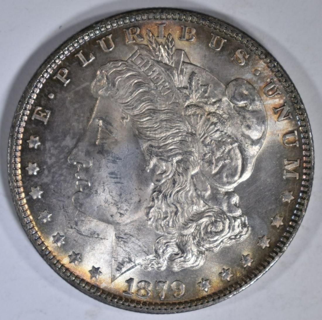 1879 MORGAN DOLLAR CH BU TONED (1 of 2)