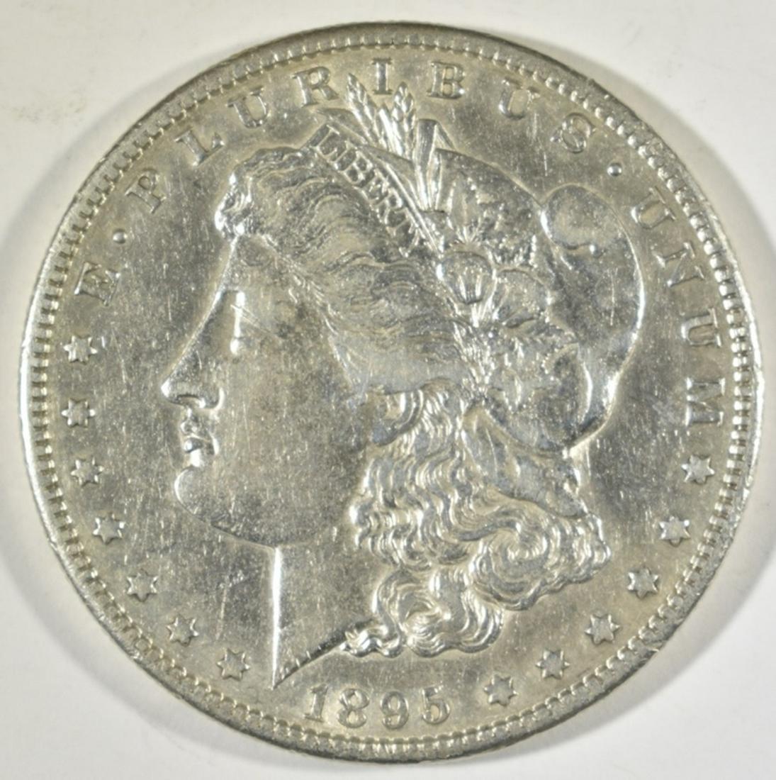 1895-S MORGAN DOLLAR  XF/AU (1 of 2)