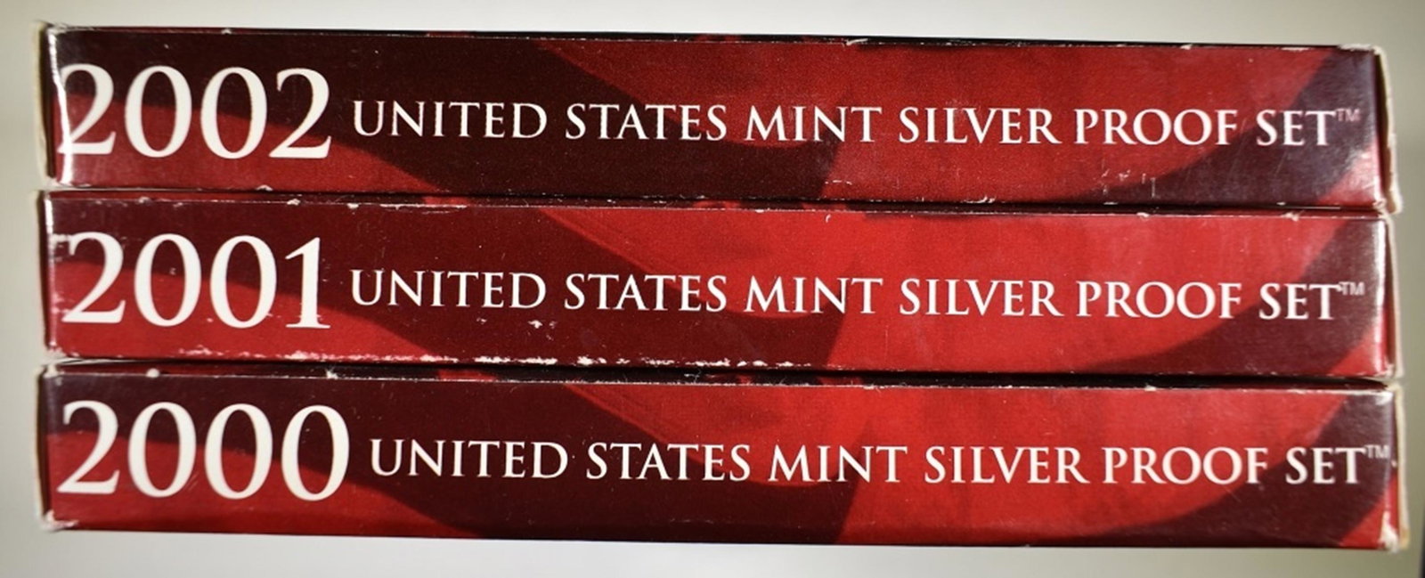 2000, 2001 & 2002 U.S. MINT SILVER PROOF SETS (1 of 5)