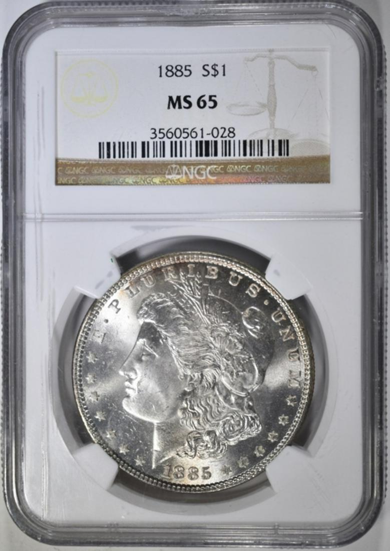1885 MORGAN DOLLAR  NGC MS-65 (1 of 4)