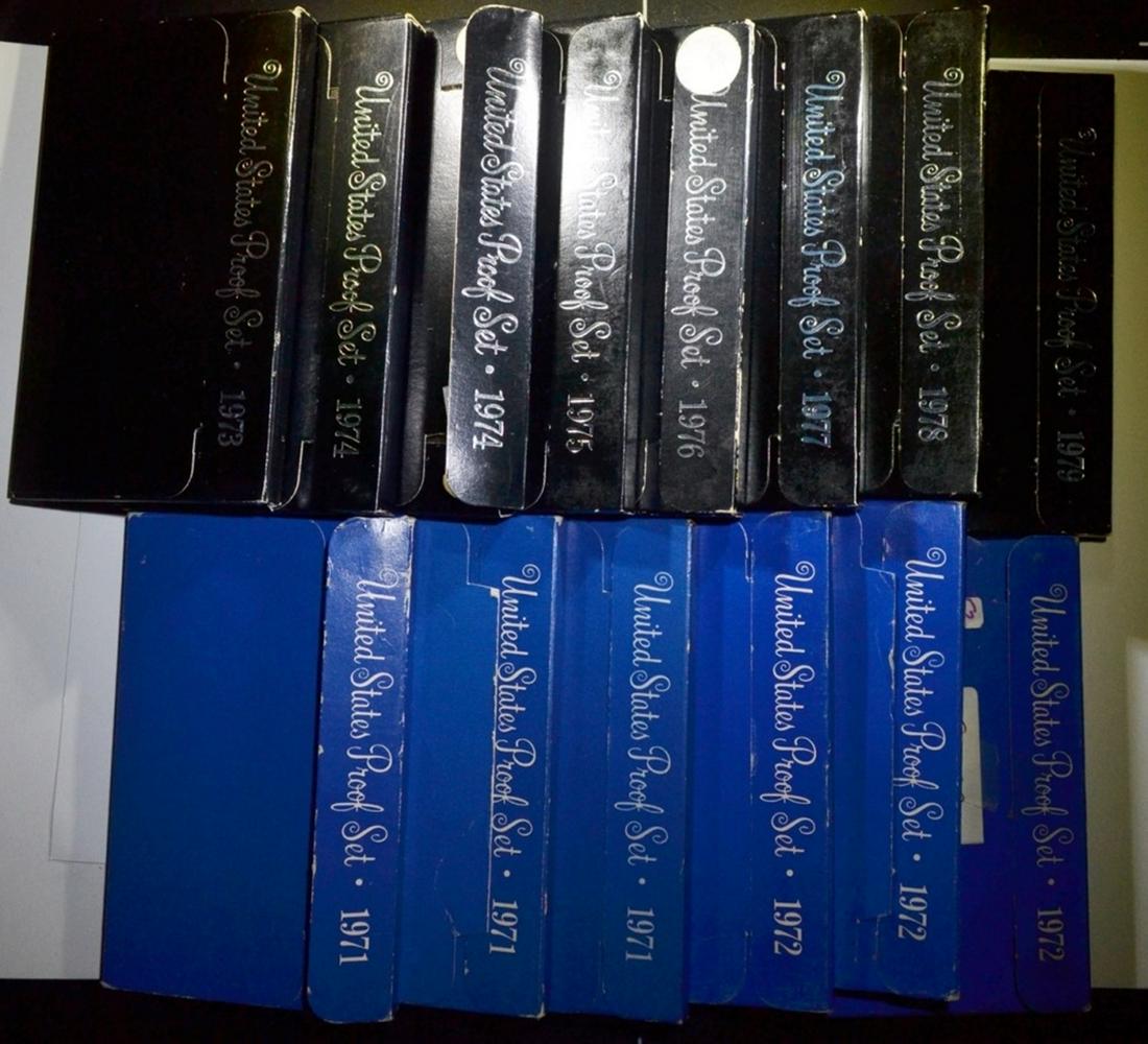 U.S. PROOF SETS FROM THE 1970'S (1 of 4)
