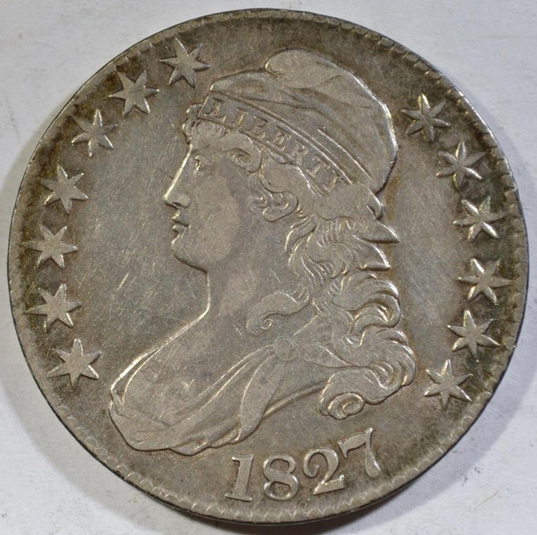 1827 BUST HALF DOLLAR VF/XF (1 of 2)