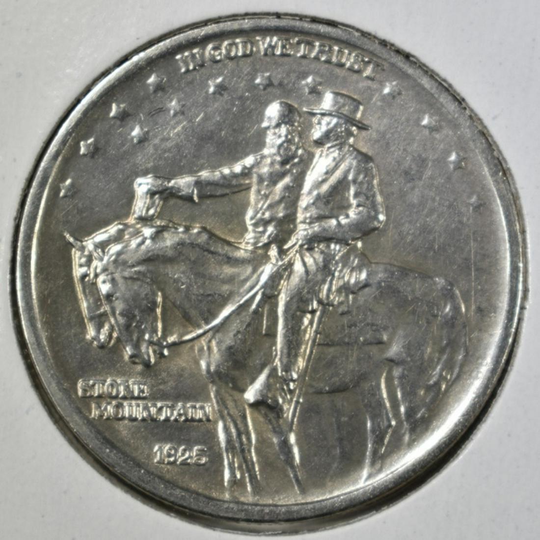 1925 STONE MOUNTAIN COMMEM HALF AU/BU (1 of 2)