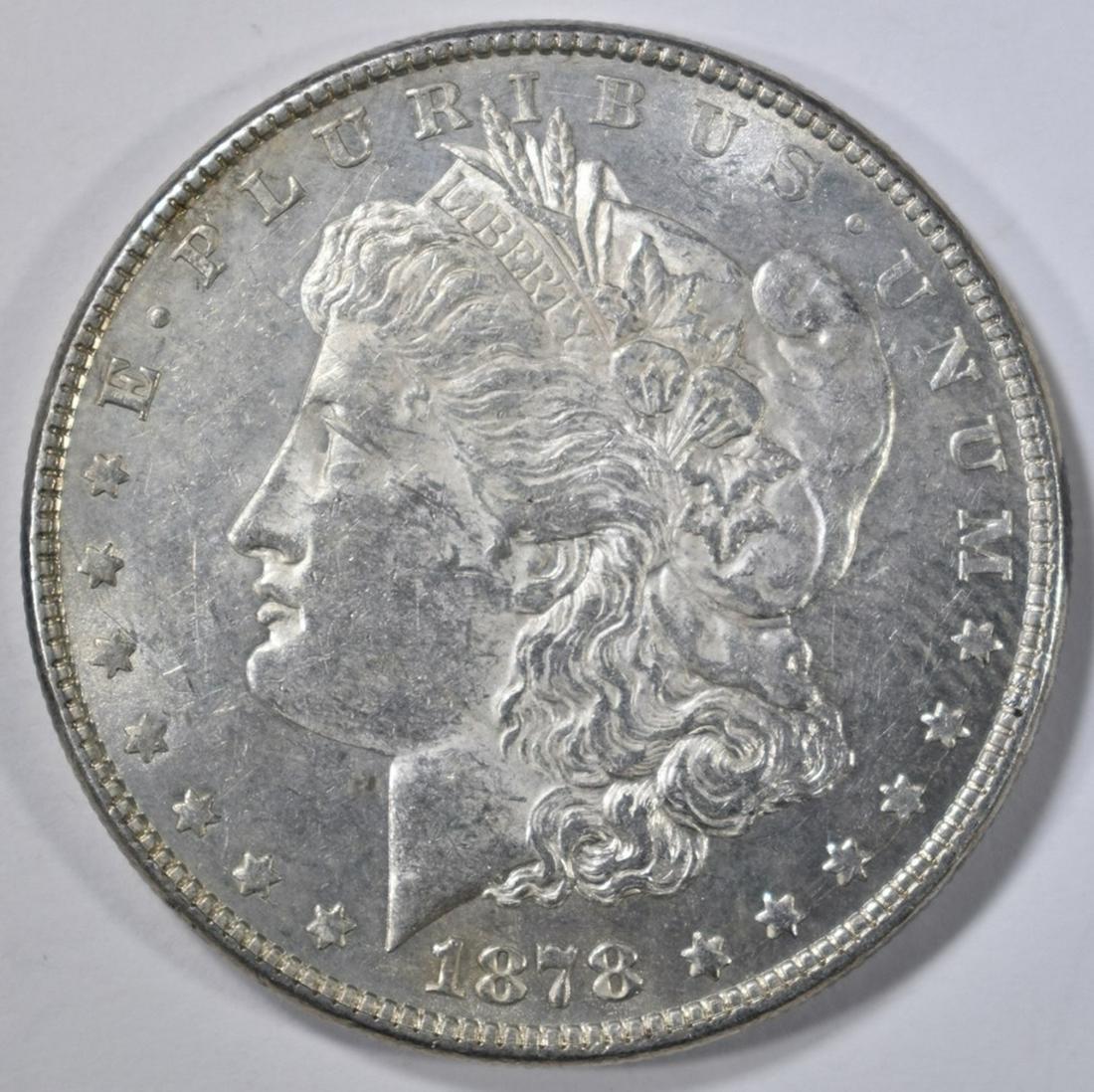 1878 8TF MORGAN DOLLAR BU (1 of 2)