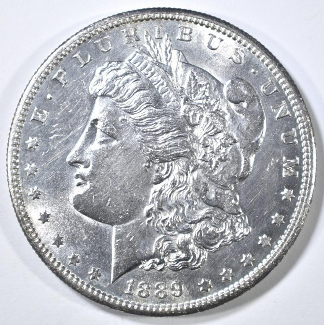 1889-S MORGAN DOLLAR CH BU (1 of 2)