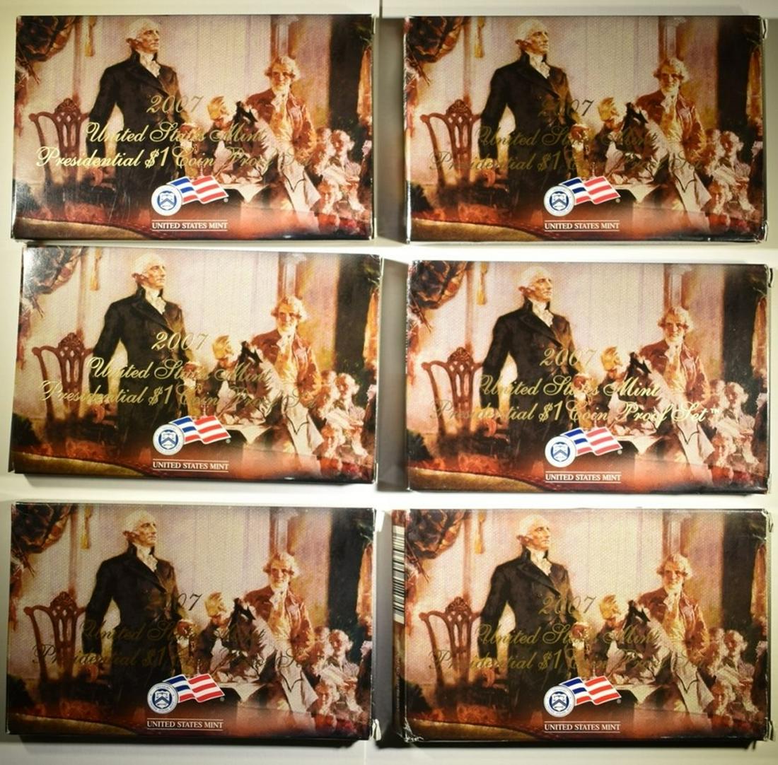 6-2007 PRESIDENTIAL DOLLAR PROOF SETS (1 of 3)
