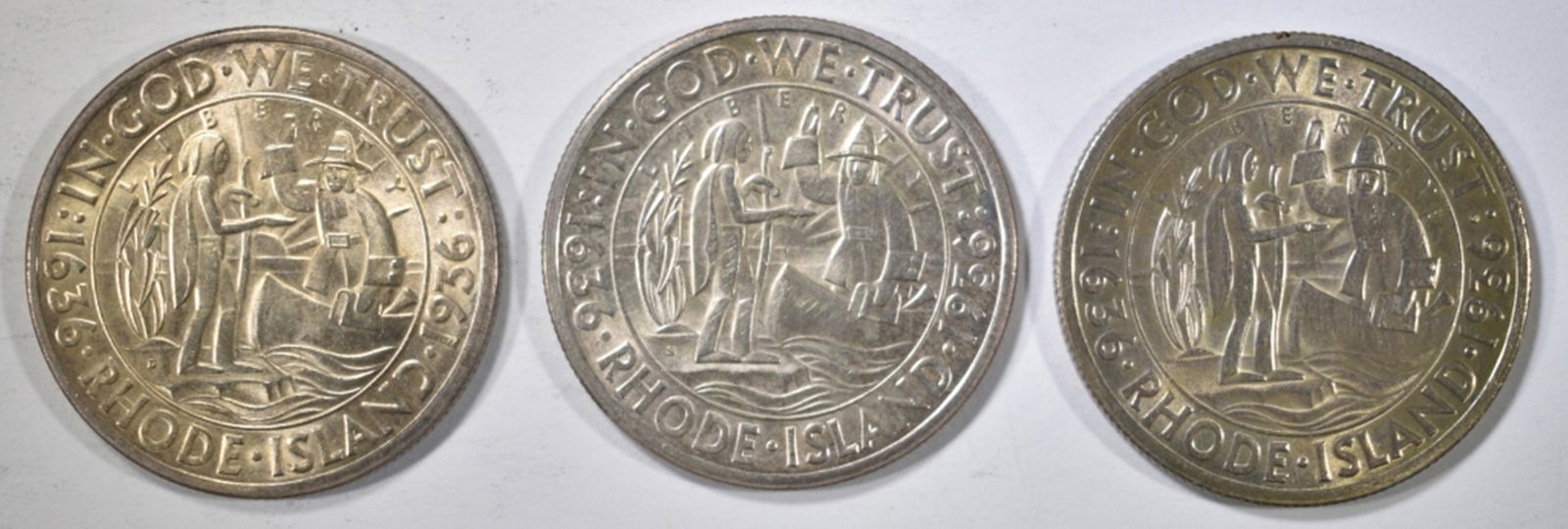 1936-P,D,S RHODE ISLAND COMMEM SET  CH BU (1 of 2)