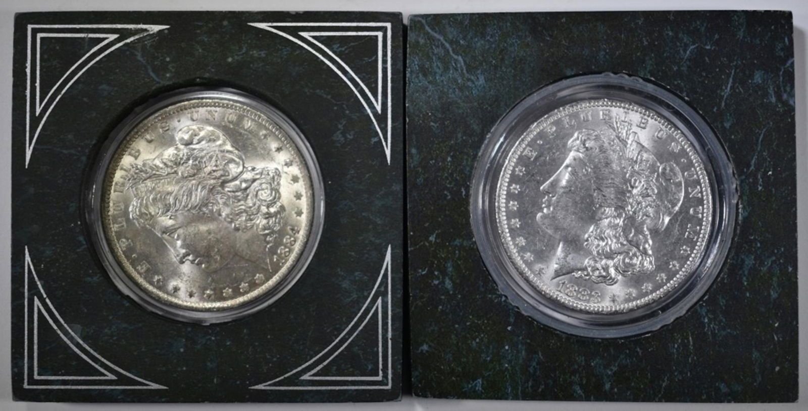 1883-O & 1884-O CH/GEM BU MORGAN DOLLARS (1 of 2)