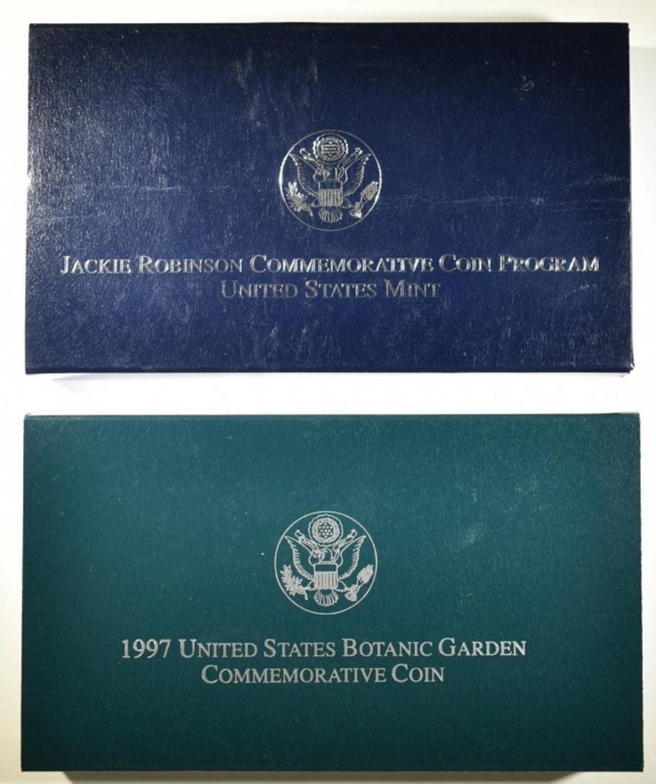 LOT OF 2 SILVER PROOF DOLLAR COMMEMS: (1 of 5)