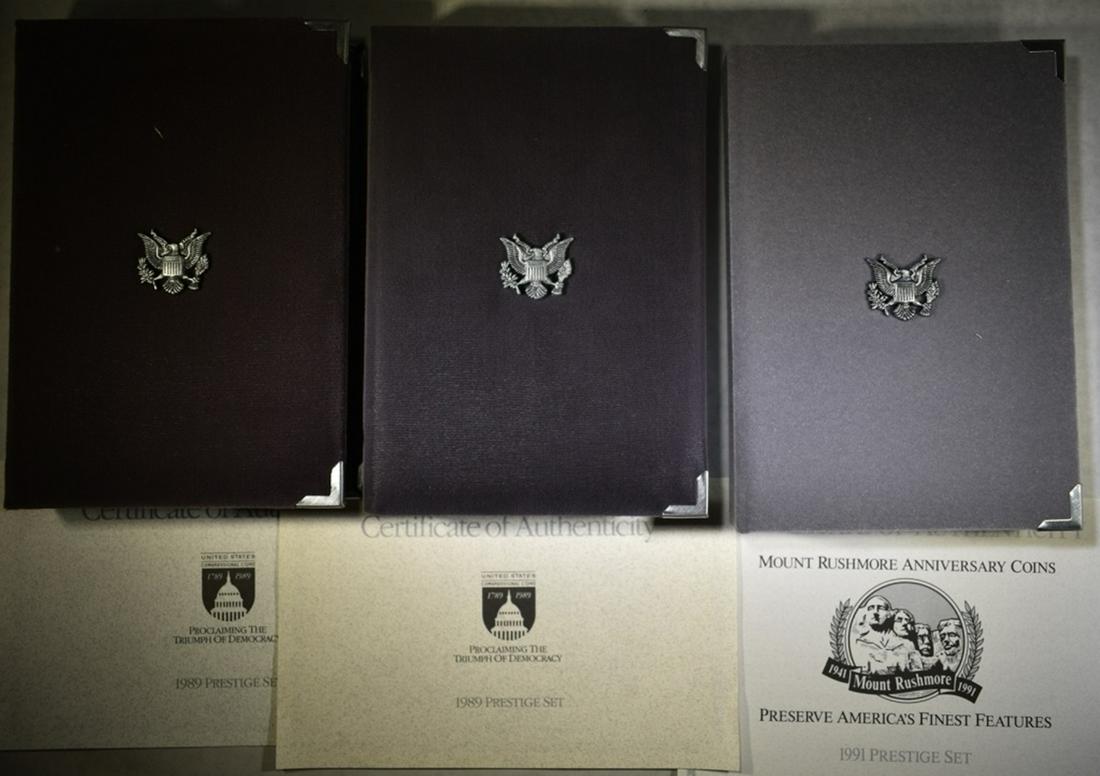 U.S. PRESTIGE PROOF SET LOT: (1 of 5)