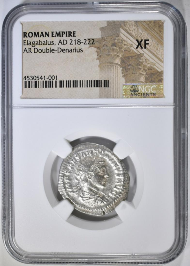 AD 218-222 ELAGABALUS  NGC XF (1 of 4)