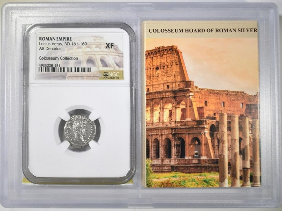AD 161-169 LUCIUS VERUS  NGC XF (1 of 6)