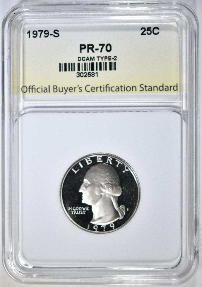 1979-S TYPE-2 QUARTER OBCS PERFECT GEM PR DCAM (1 of 4)