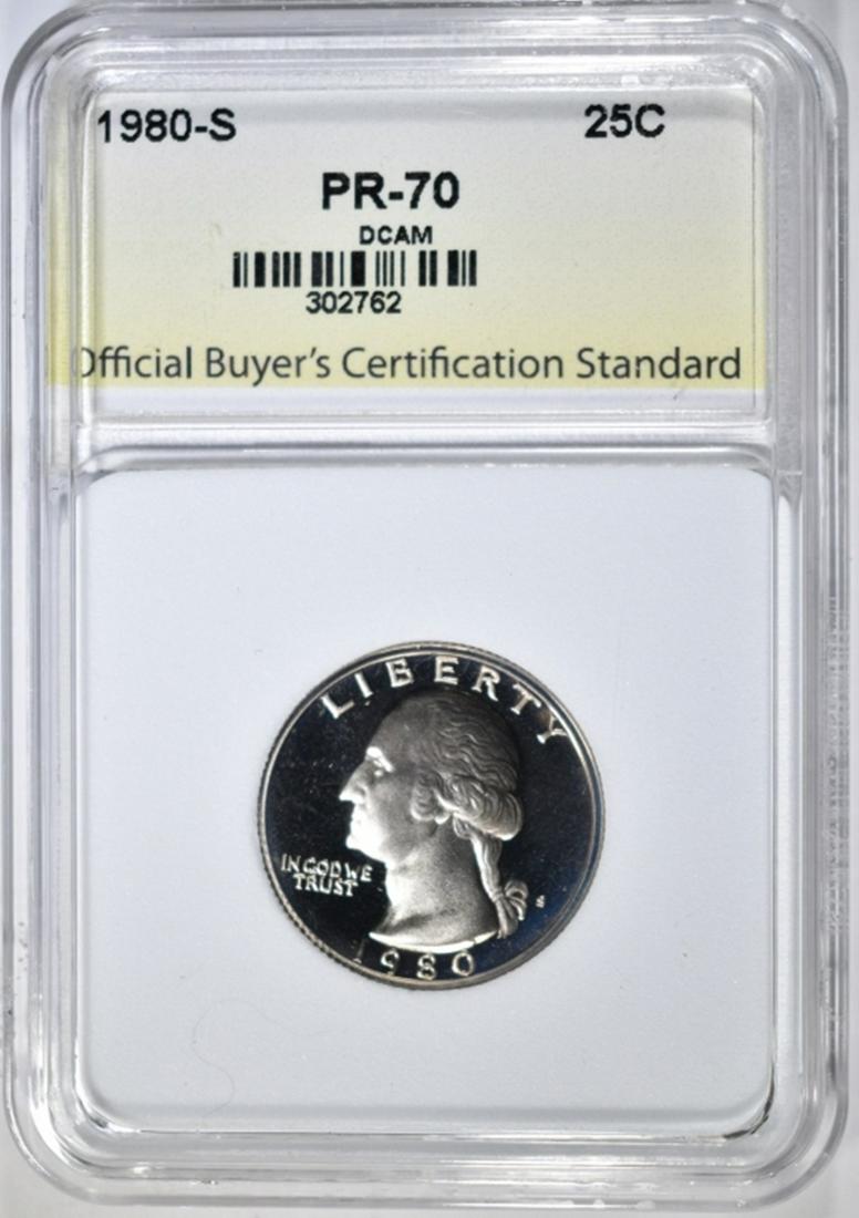 1980-S WASHINGTON QUARTER OBCS PERFECT GEM PR DCAM (1 of 4)