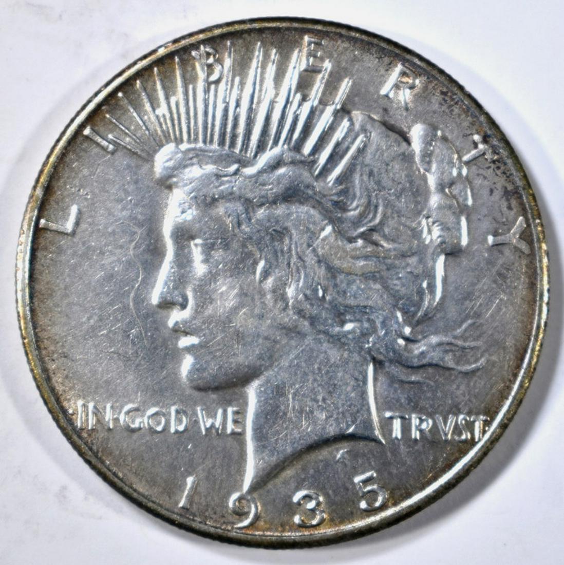 1935 PEACE DOLLAR AU (1 of 2)