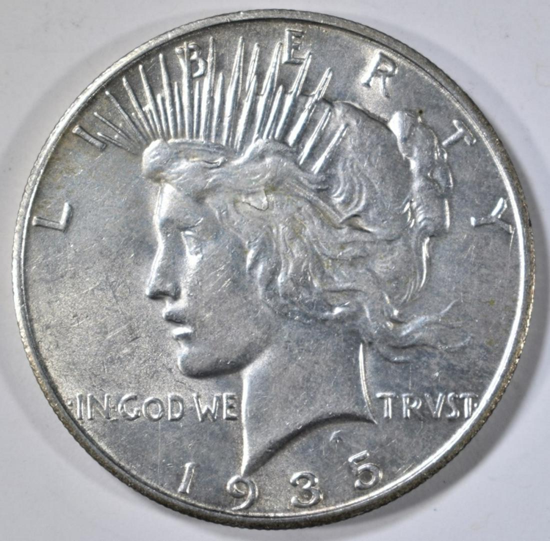 1935-S PEACE DOLLAR AU (1 of 2)
