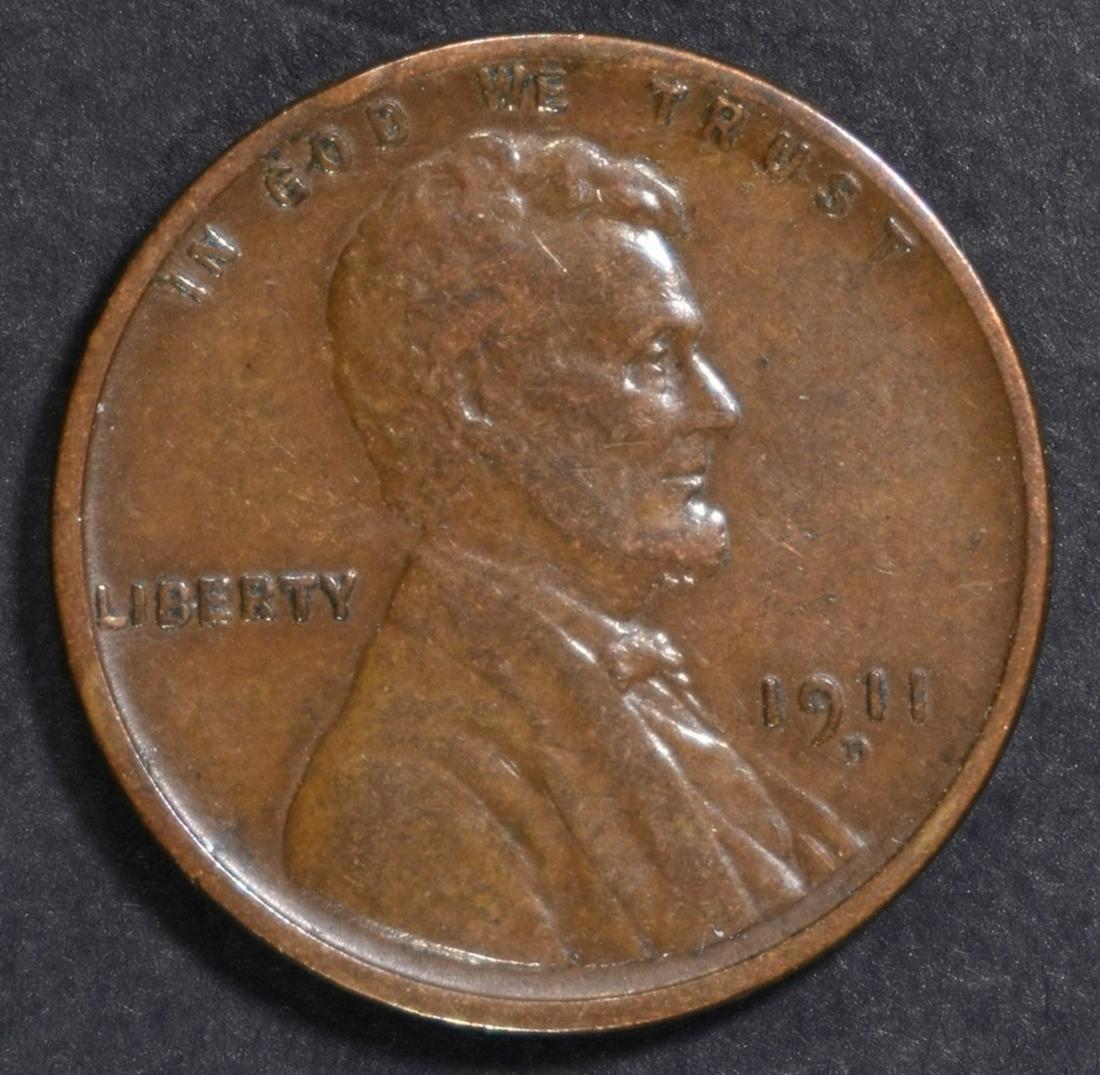 1911-D LINCOLN CENT XF (1 of 2)