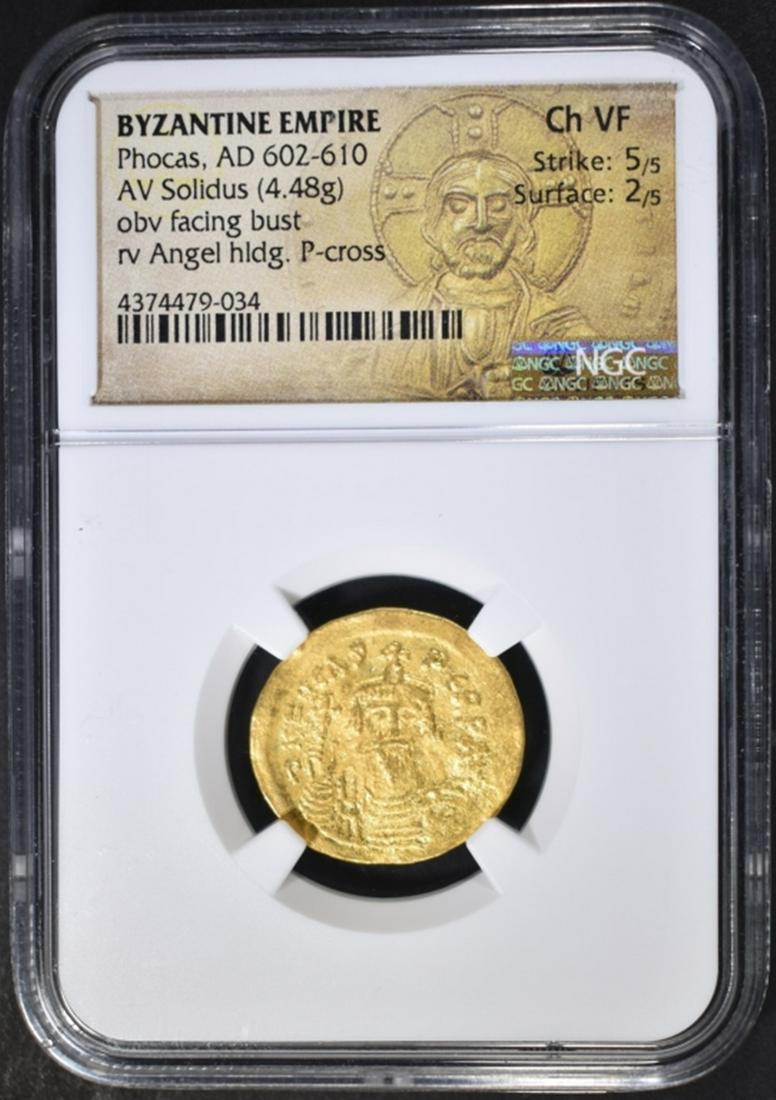 AD 602-610 PHOCAS NGC CH VF 5/2 (1 of 4)