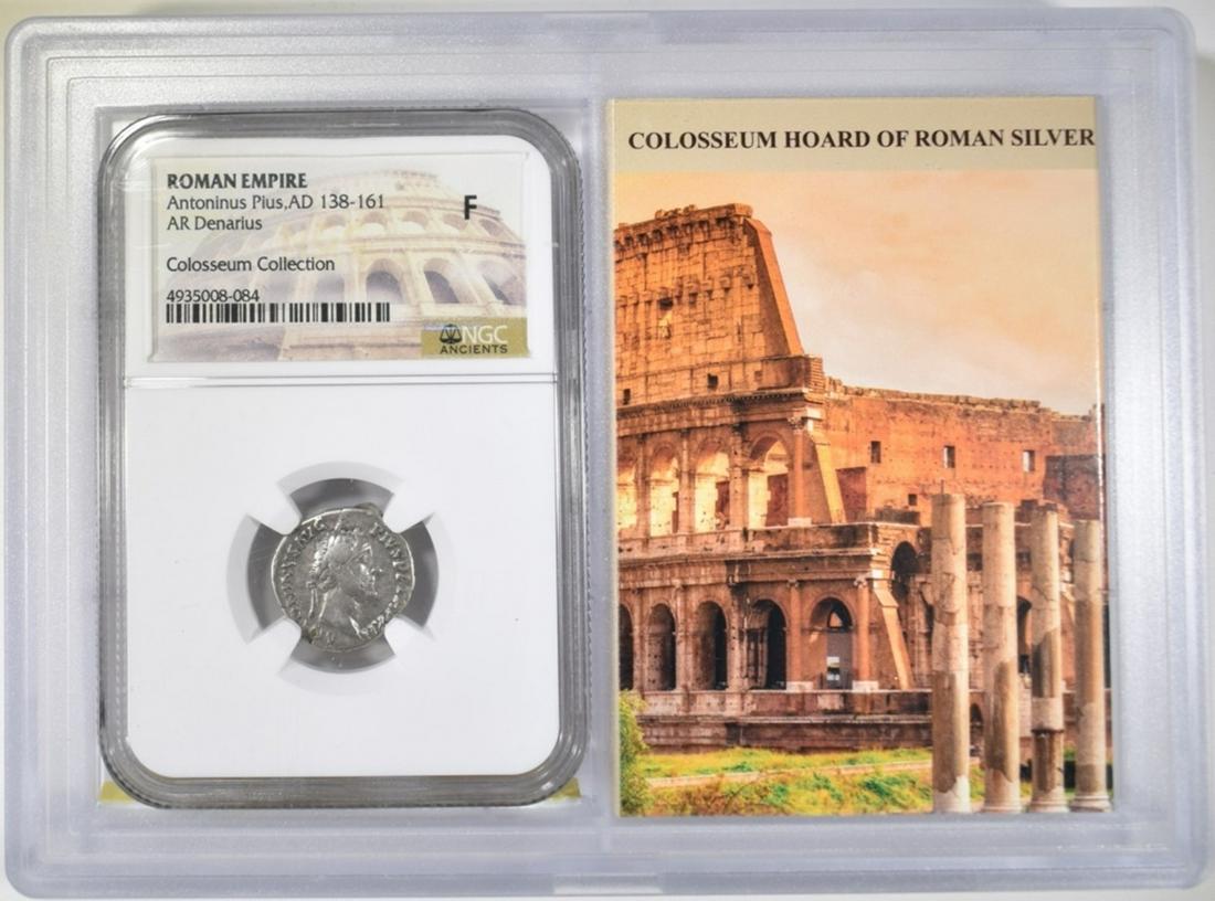 AD 138-161 ANTONINUS PIUS  NGC F (1 of 6)