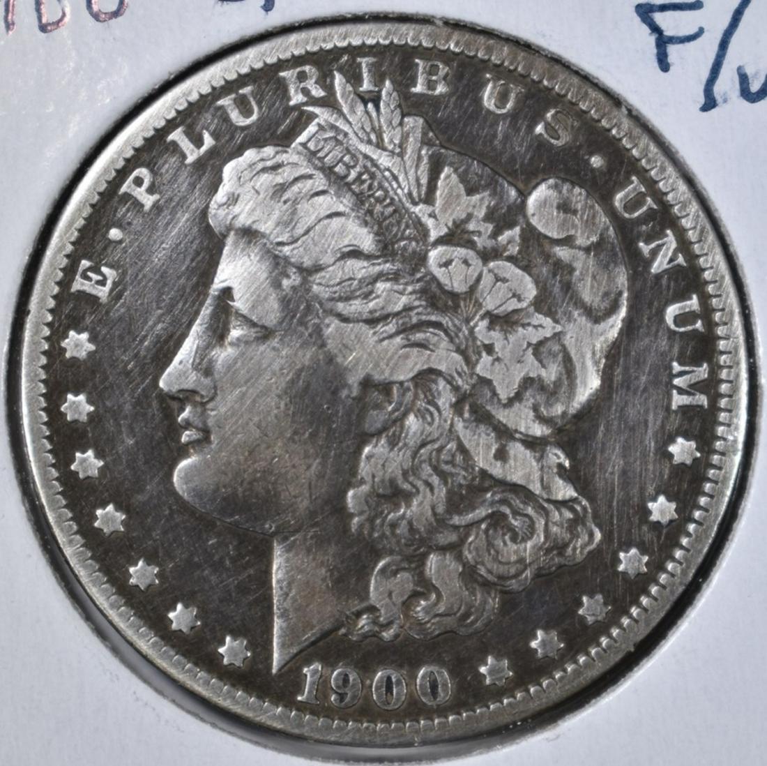 1900-O/CC MORGAN DOLLAR, F/VF (1 of 2)