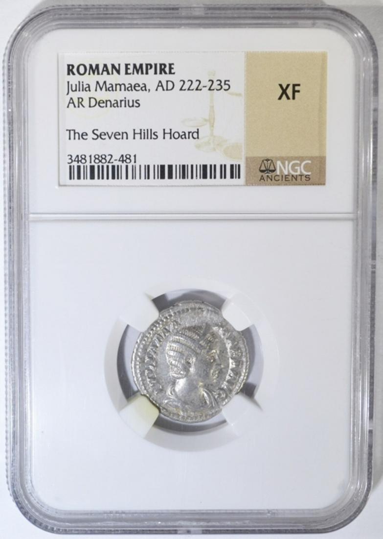 AD 222-235  JULIA MAMAEA  NGC XF (1 of 4)