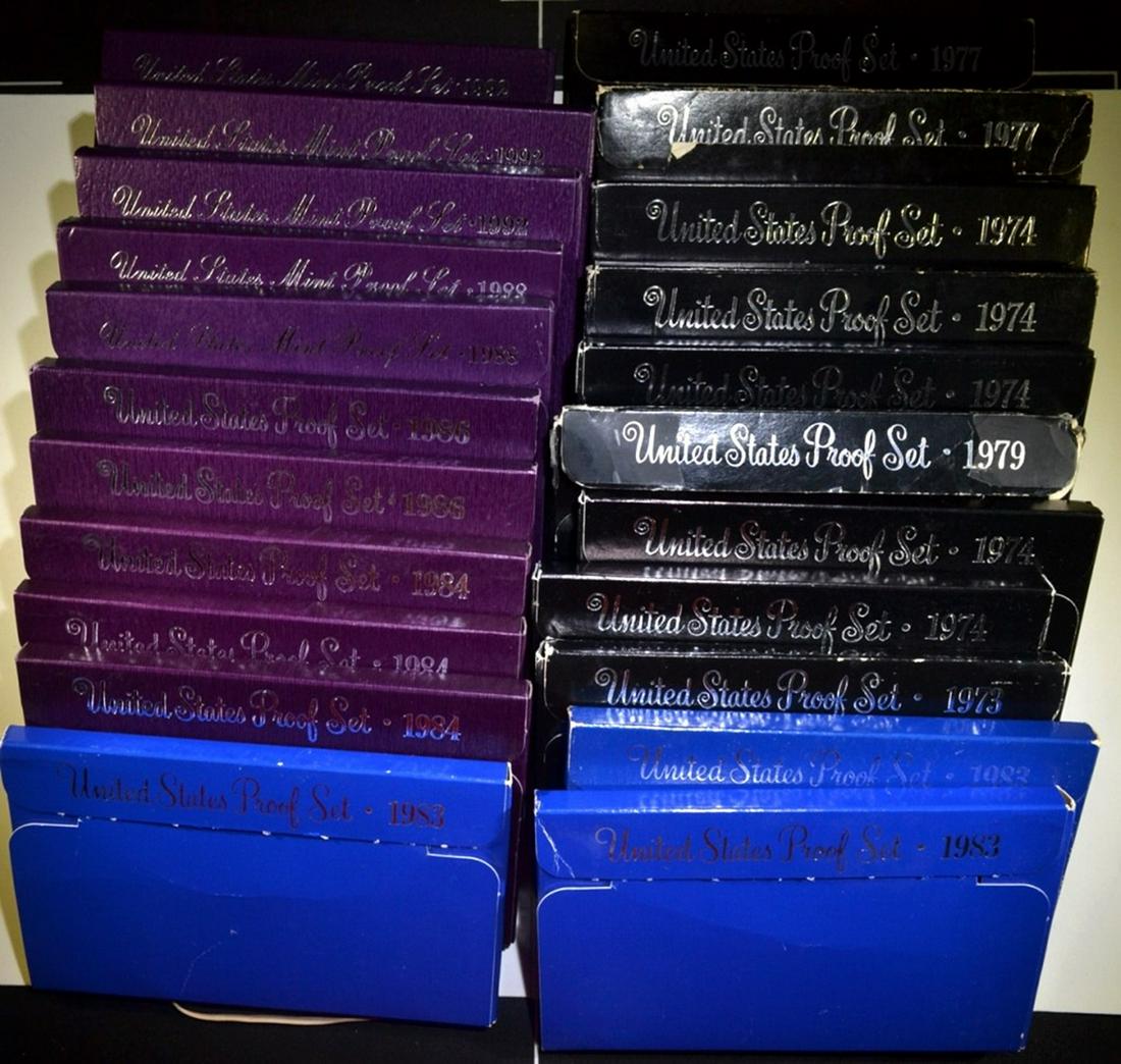 U.S. MINT PROOF SET LOT (1 of 3)