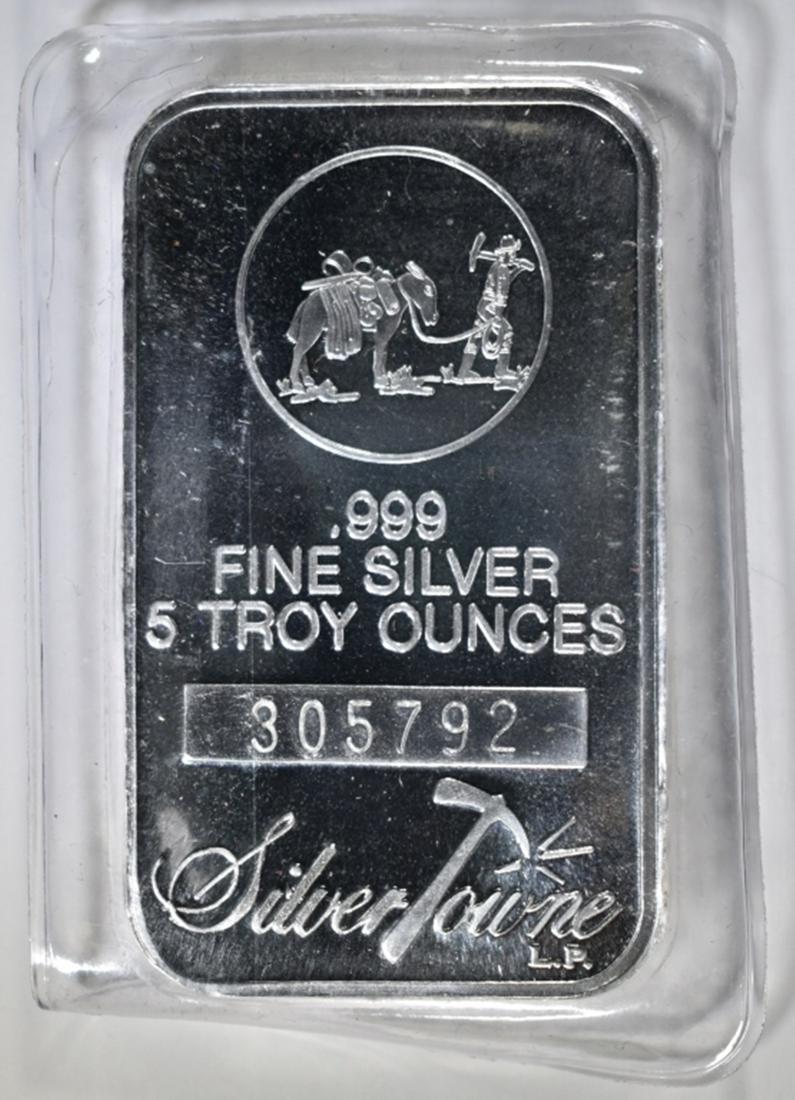 FIVE OUNCE .999 SILVER BAR (1 of 2)