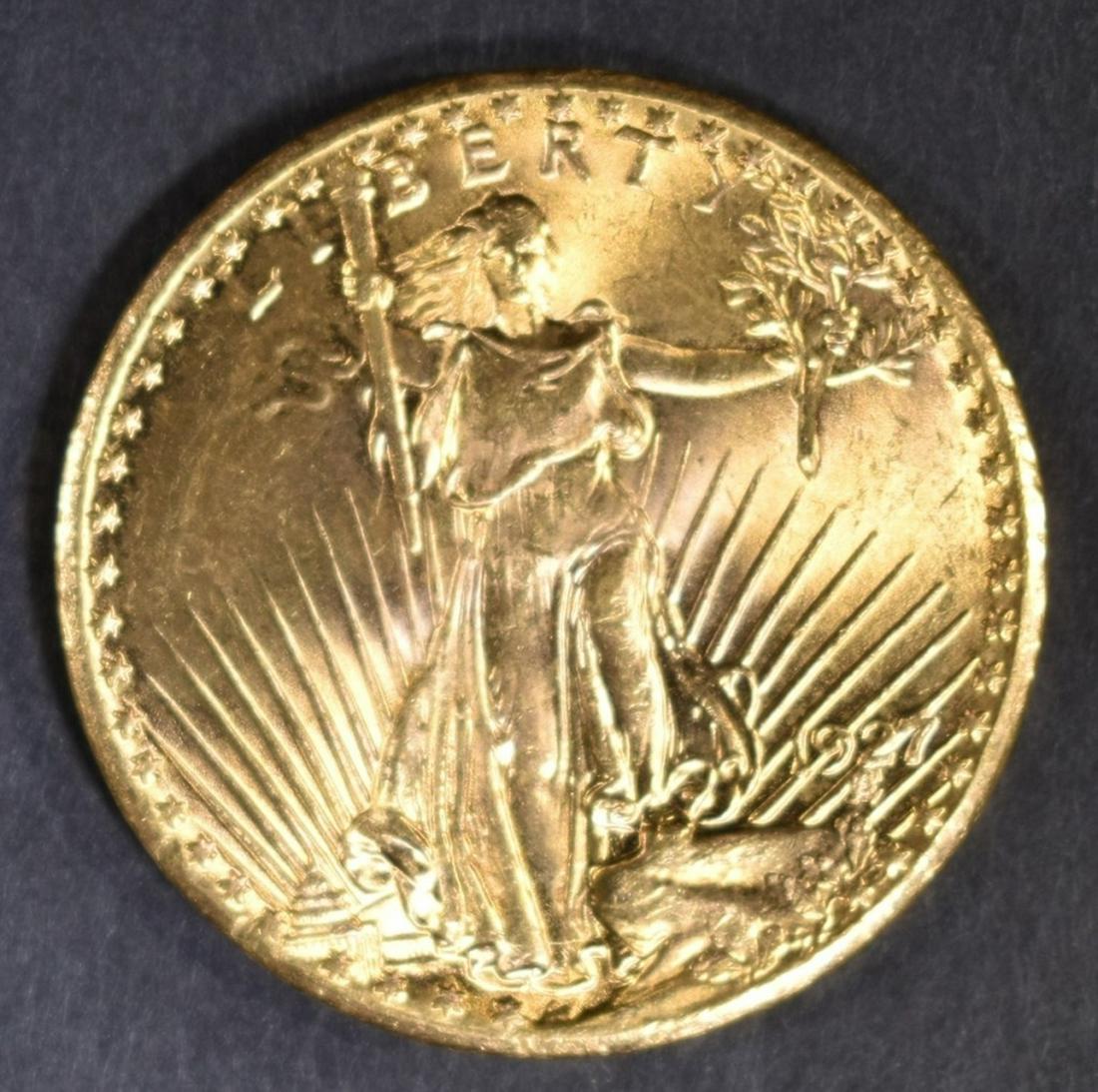 1927 $20 ST GAUDENS GOLD GEM BU (1 of 2)