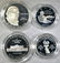 3- PROOF 1993 BILL OF RIGHTS 2-COIN COMMEM SETS - 2