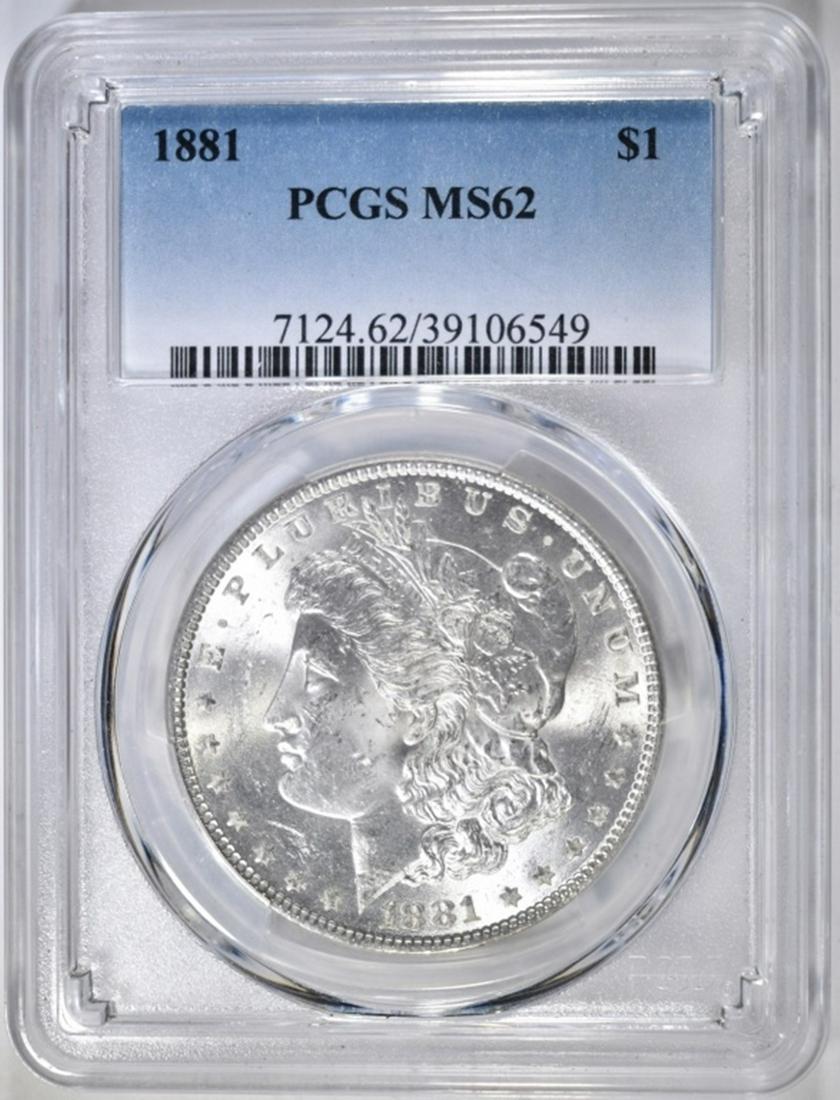 1881 MORGAN DOLLAR  PCGS MS-62 (1 of 4)