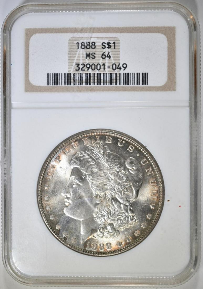 1888 MORGAN DOLLAR  NGC MS-64 (1 of 4)