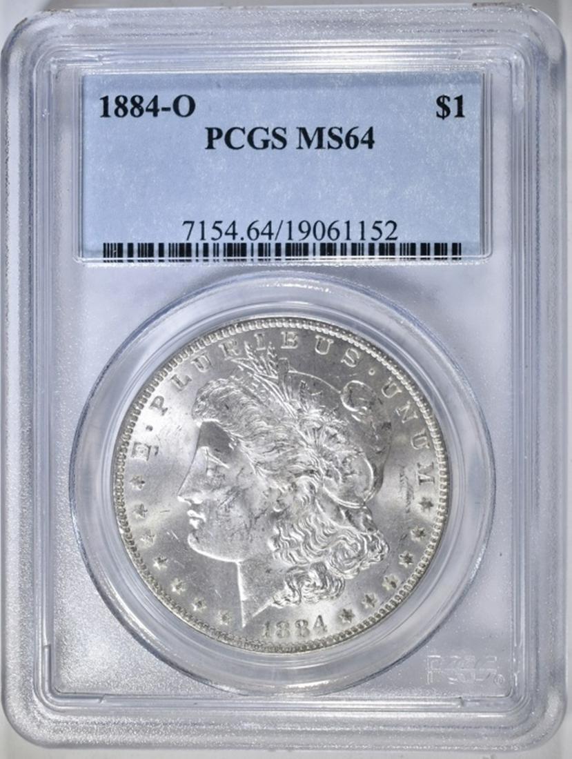 1884-O MORGAN DOLLAR  PCGS MS-64 (1 of 4)