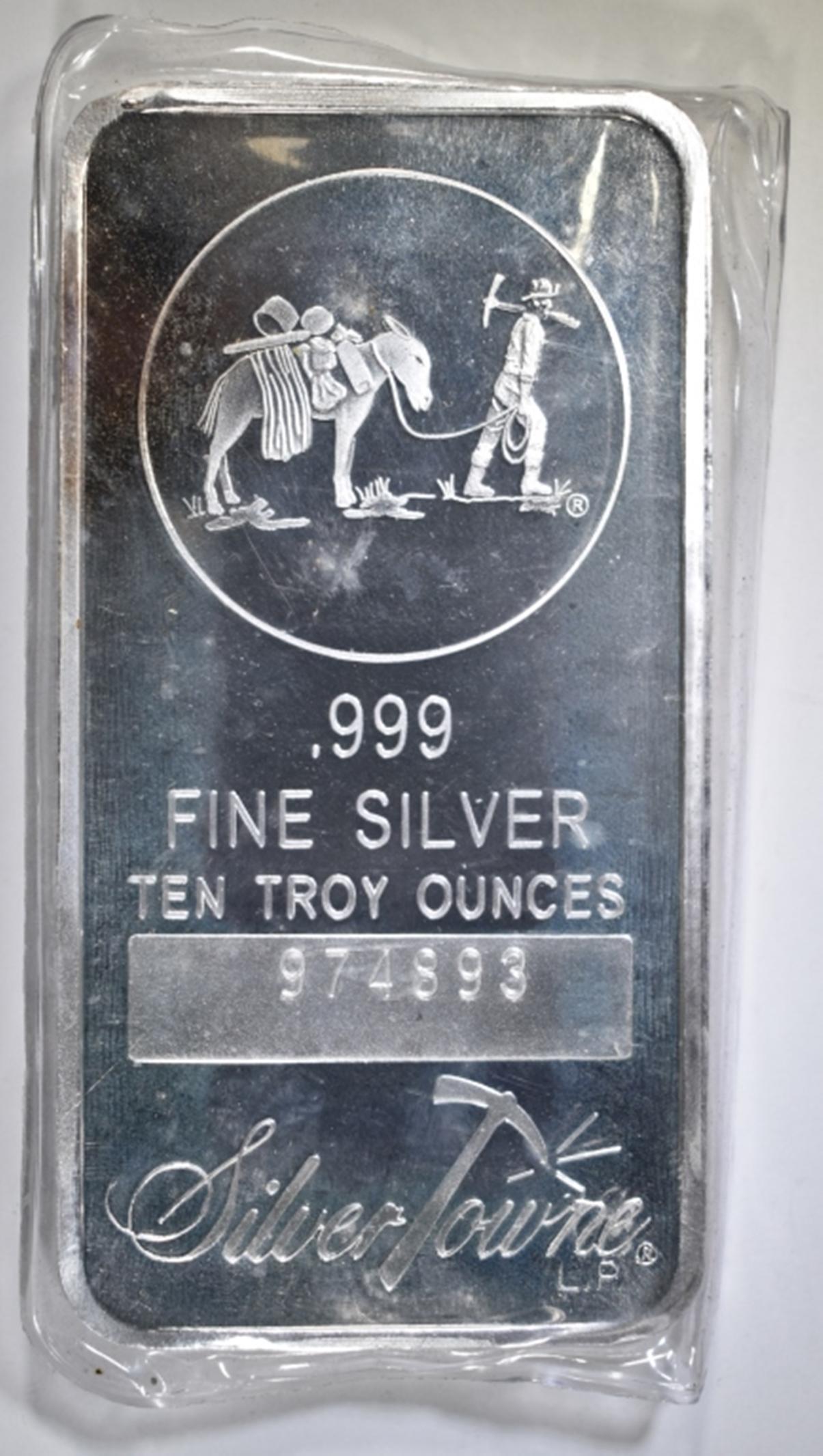 TEN OUNCE .999 SILVER BAR (1 of 2)