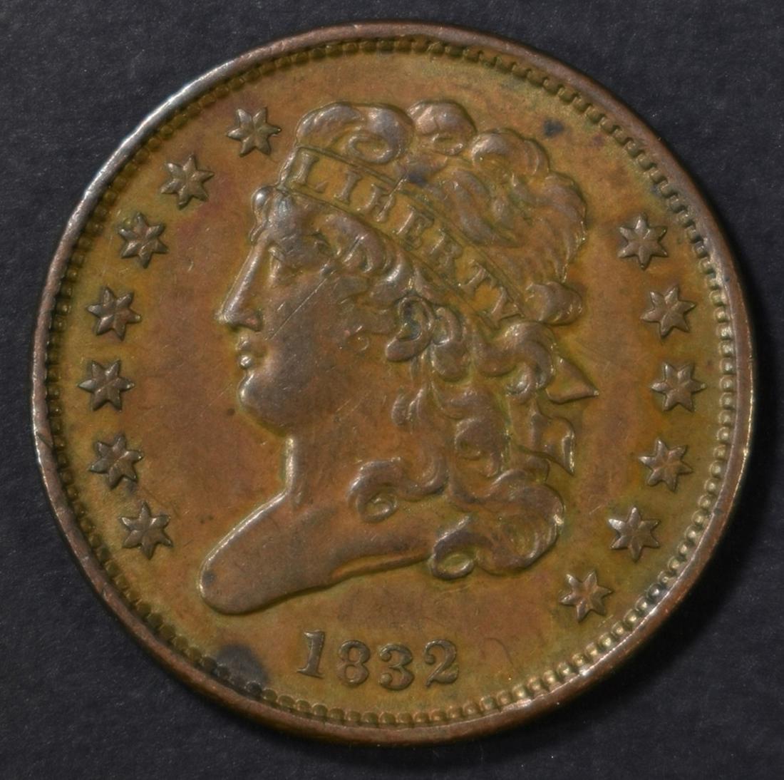 1832 HALF CENT, AU (1 of 2)
