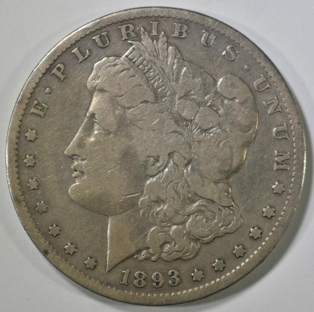 1893-S MORGAN DOLLAR  VG (1 of 2)
