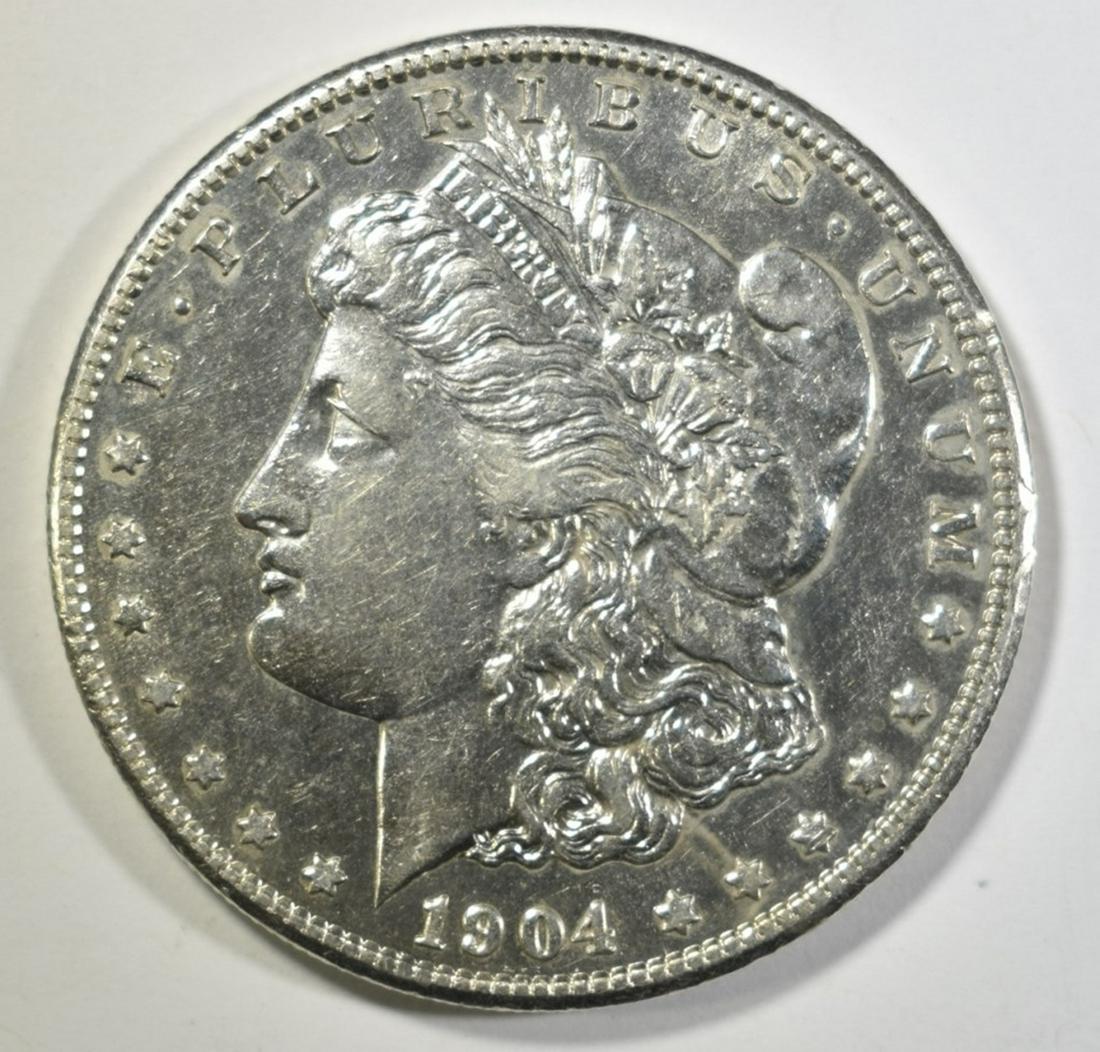 1904-S MORGAN DOLLAR  CH AU (1 of 2)