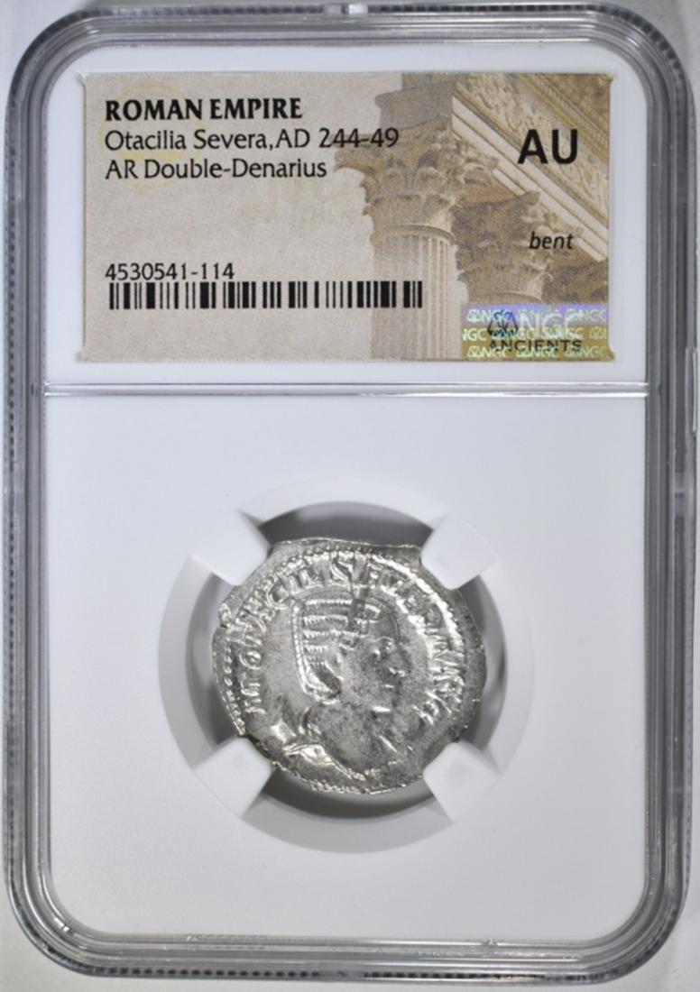 AD 244-49  OTACILIA SEVERA  NGC AU (1 of 4)