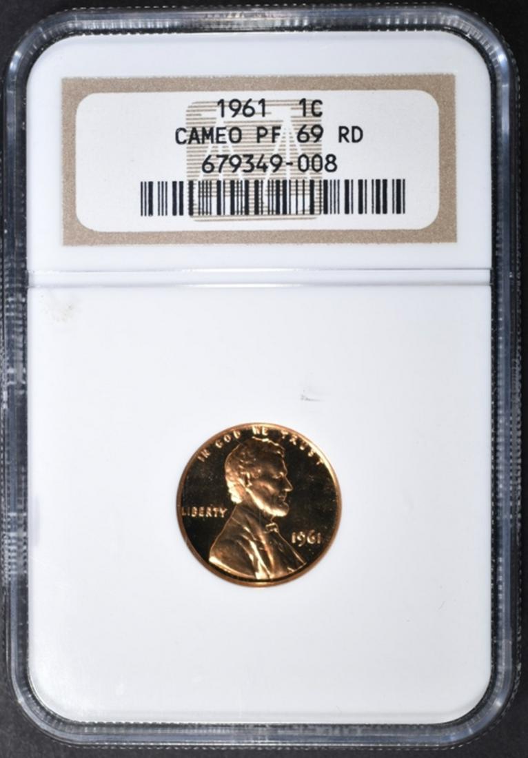1961 LINCOLN CENT  NGC PF-69 RD (1 of 4)