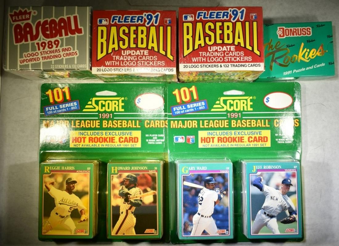 COLLECTORS LOT OF BASEBALL CARD SETS (1 of 1)