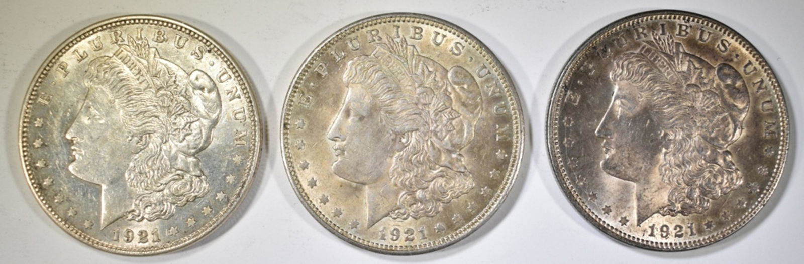 2-1921 & 1-1921-D NICE CIRC MORGAN DOLLARS (1 of 2)