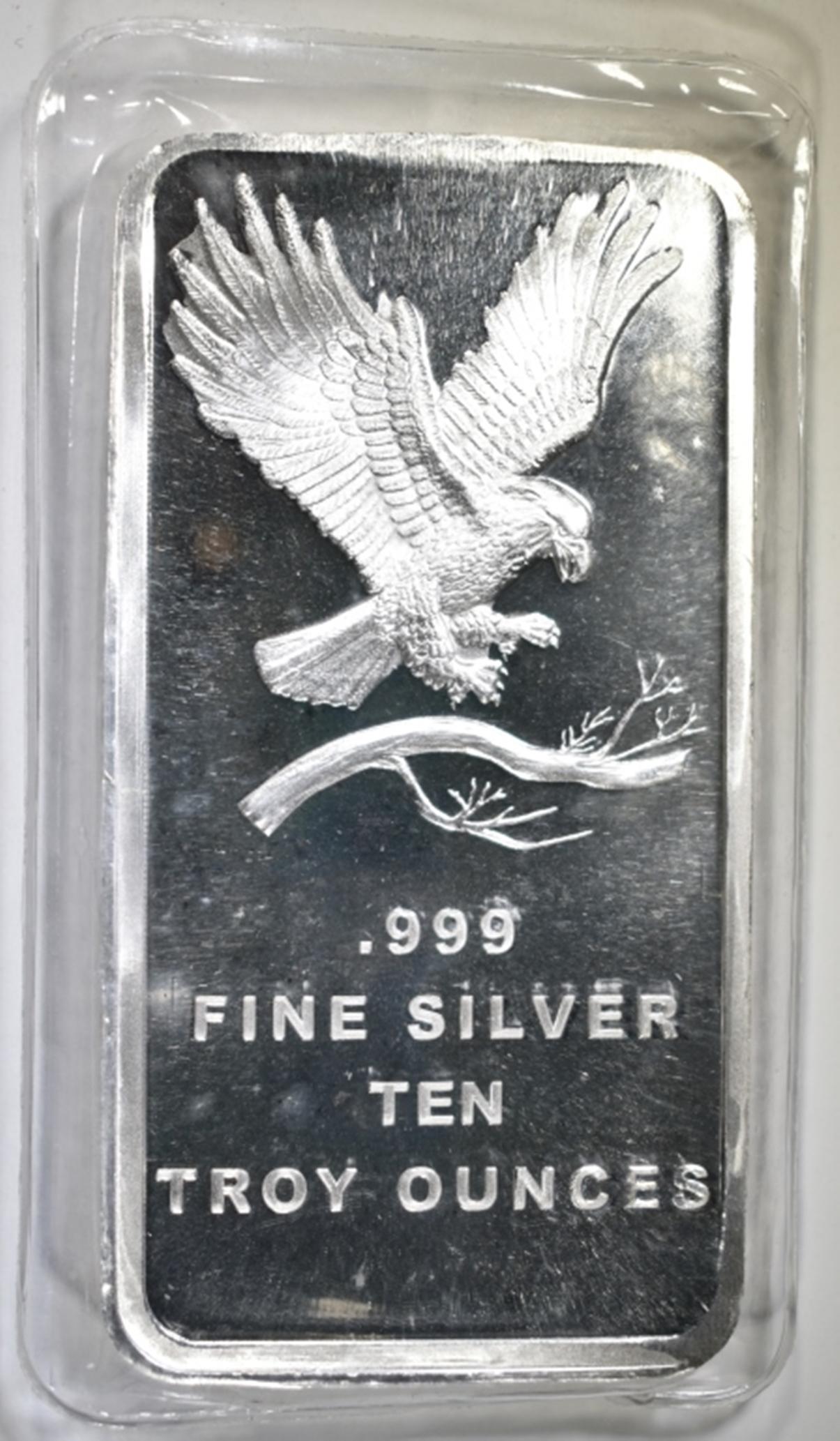 TEN OUNCE .999 SILVER BAR (1 of 2)